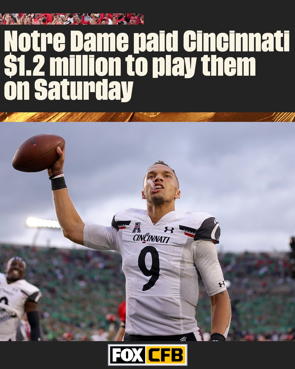 Cincinnati secured the win AND the bag 💰💪