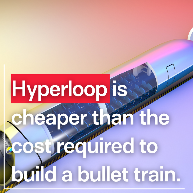 dirkahlborn's tweet image. 🎯 While the initial infrastructure to make this technology a reality is expensive, the costs to set up and maintain the Hyperloop are much lower than the cost it takes to build and maintain a bullet train. 

#Hyperloop #HyperloopTechnology #Mobility