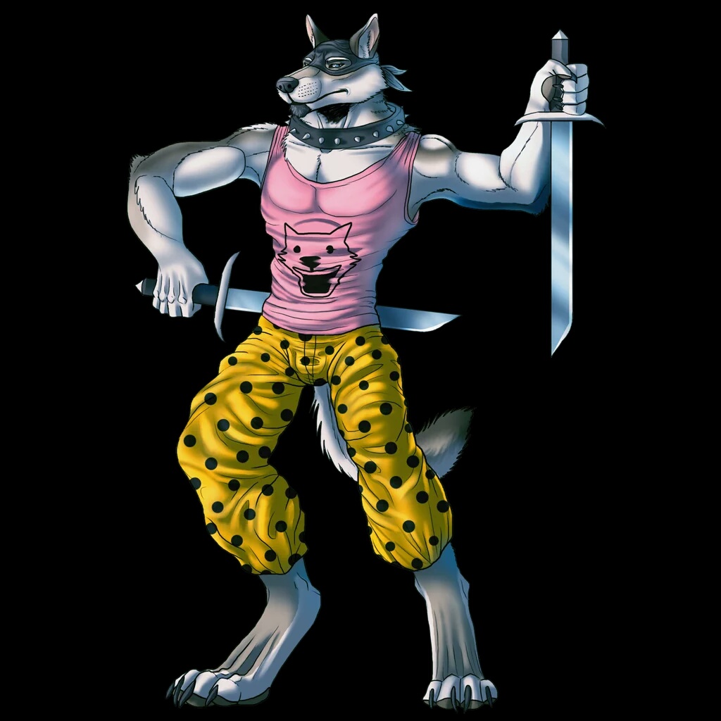 New profile picture for Halloween month! 
Pet? Pot? Pat? Did someone pet me?
🎨 by <a href="/SimonTiger_arts/">Simon Thylacine</a>