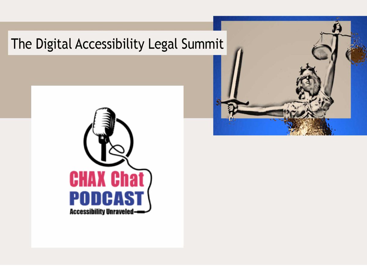 Digital Accessibility Legal Summit (@a11ylegalsummit) on Twitter photo What are the challenges faced in the #A11y field for creating and ##testing content? Find out this, how the summit was formed and more at bit.ly/2X9nuKL Listen to <a href="/daxjcastro/">Dax Castro</a> & <a href="/chadchelius/">chad chelius</a> Chax Chat Podcast Accessibility Unraveled at bit.ly/3oxYlVs #Inclusion What are the challenges faced in the #A11y field for creating and ##testing content? Find out this, how the summit was formed and more at bit.ly/2X9nuKL Listen to <a href="/daxjcastro/">Dax Castro</a> & <a href="/chadchelius/">chad chelius</a> Chax Chat Podcast Accessibility Unraveled at bit.ly/3oxYlVs #Inclusion