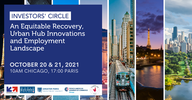 Oct. 20 &amp; 21: Join @BusinessFrance <a href="/WorldBizChicago/">World Business Chicago</a> and <a href="/GreaterParis/">Paris-Ile de France Capitale Economique</a> for an in depth conversation on equitable recovery through tourism, urban hub #innovations &amp; employment law in #Chicago &amp; #Paris.
#businessdevelopment #economicdevelopment #strategy
➡️ bit.ly/3a2OL4b