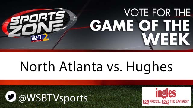 Should <a href="/WSBTVsports/">WSB-TV Sports Zone</a> cover <a href="/NAWarriors_FB/">N Atlanta Football</a> vs. <a href="/RecruitLangston/">Hughes Football</a> as the Game of the Week on Oct. 8? 
Each RT is 1 vote.
More info here: wsbtv.com/sports/high-sc…