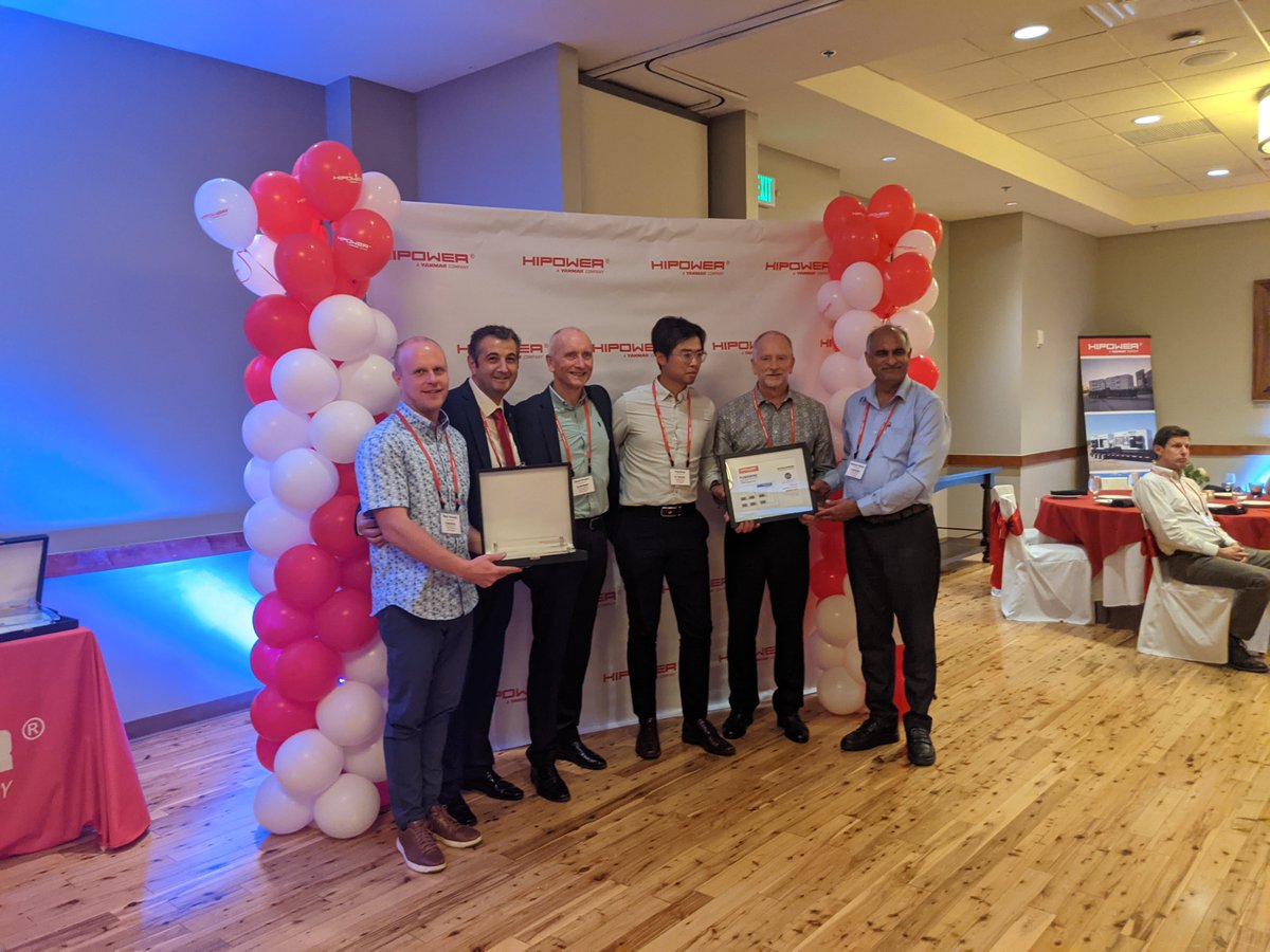 SimsonMaxwell's tweet image. Such a great time attending the HIPOWER Dealer Summit 2021. We were honored to receive the award for Top HDI Sales!

#simmax @VikingEnergy @Camber_Energy  #partnership #awards #successtogether