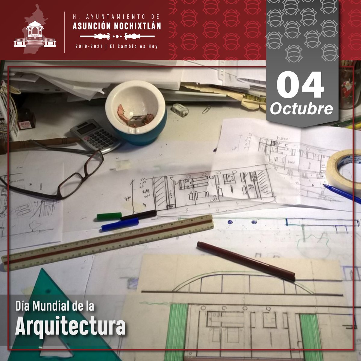 GobNochixtlan's tweet photo. #SabíasQue | El primer lunes del mes de octubre se celebra el Día Mundial de la Arquitectura. Celebración decretada por la Unión Internacional de Arquitectos (UIA), quien en 1996 decidiera vincular al gremio de arquitectos con el desarrollo urbano sostenible. https://t.co/qkRJUv1dPB