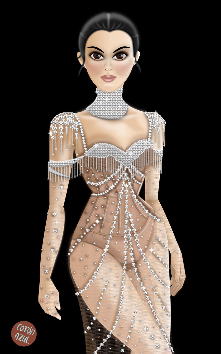 coton_azul's tweet photo. @KendallJenner Illustration from her @givenchy look at the @_metgala2021 #metgala2021 #kendalljenner #givenchy #fashion #nicaragua made By me <3 #cotonazul #illustrationart #illustration https://t.co/xQEKlRTnNm