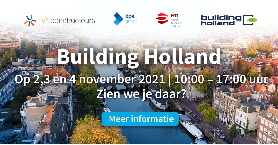 KPEgroep's tweet photo. Op 2, 3 en 4 november 2021 staan wij op Building Holland in de RAI. Bestel een gratis ticket via: https://t.co/cjIUUpispO @BuildingHolland @HTIOpleidingen @VNconstructeurs https://t.co/QpkFyzjUfT