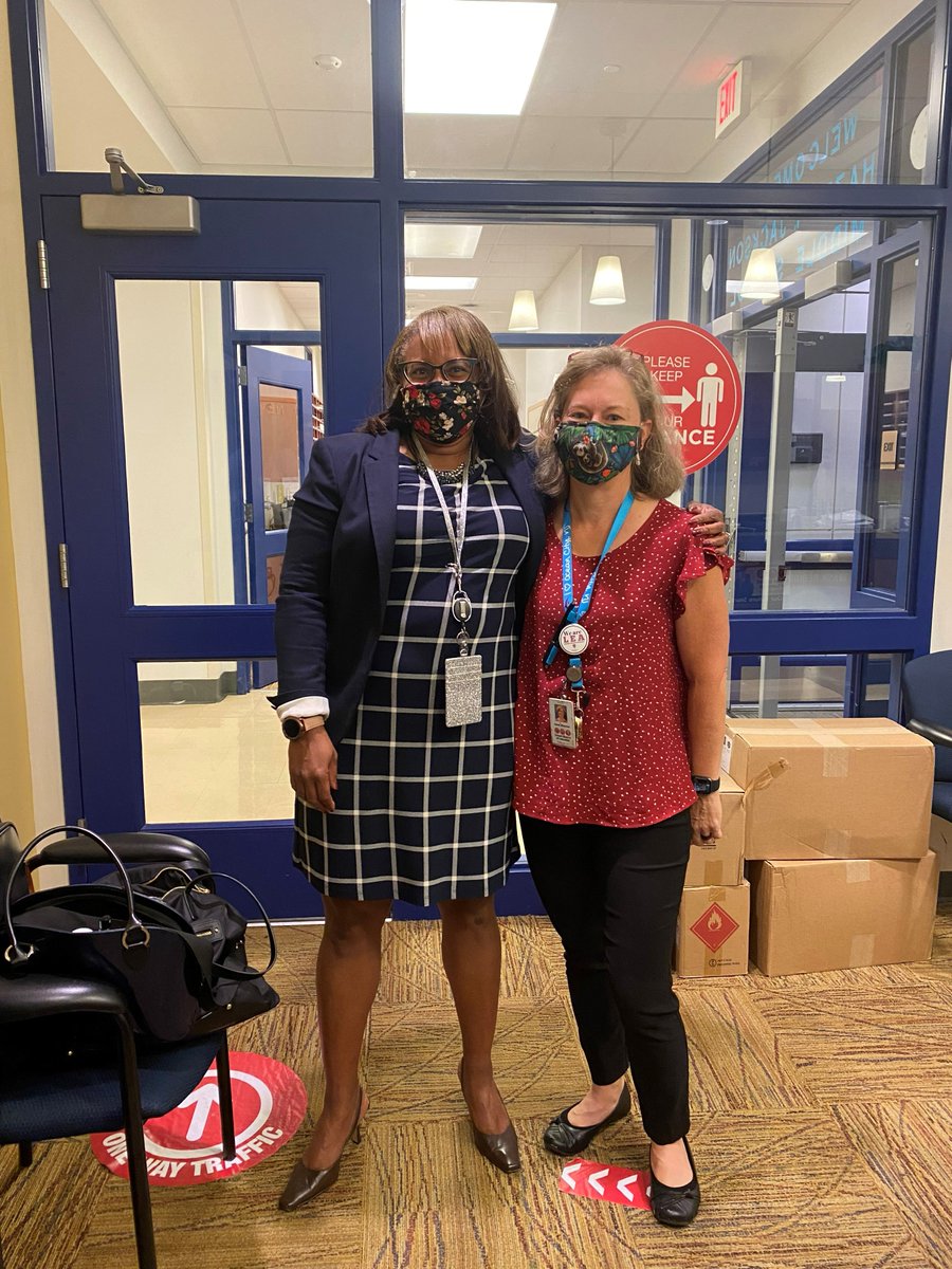 Director Hopkins first day on the job with Math Teacher Mrs. Bleacher!

From Millersville University Urban Ed. Program classmates to instructors at Hazel I. Jackson Middle School! #reunited😃