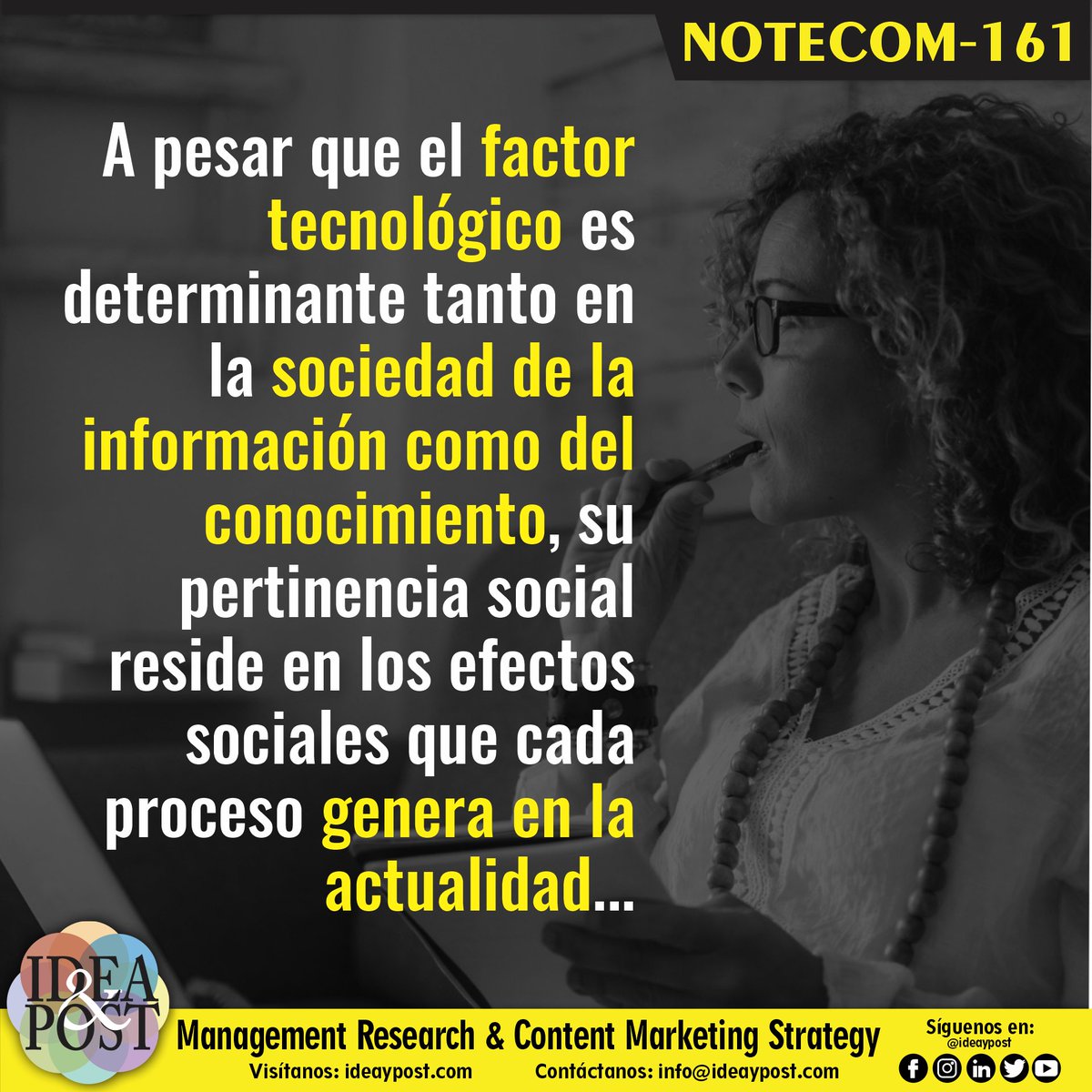 ideaypost's tweet image. De nada sirve poseer ciudadanos bien informados, si son incapaces de generar los cambios necesarios para el beneficio de la sociedad.

Síguenos en #ideaypost o visita nuestro #blog en ideaypost.com y conoce más #notecom sobre Comunicación y Desarrollo.

#comdesarrollo