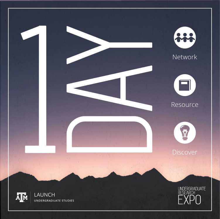 TAMU_UGR's tweet photo. The 5th annual Undergraduate Research Expo is 1 day away! Head over to https://t.co/gRe30G4QlC to learn more about what each event has to offer through in-person and virtual events! https://t.co/zaemSNqPT9