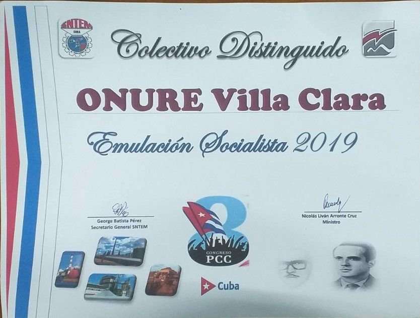 onurevc1's tweet photo. Por #3años #consecutivos, la @onurevc1 merecedora de la condición #ColectivoDistinguido. Este #2021 #VamosPorMas #trabajandoduro
#ConEnergia
#PorUnDesarrolloSostenible
#VenciendoLosLímitesDeLoPosible #ACubaPonleCorazón https://t.co/ea2iYumH6t
