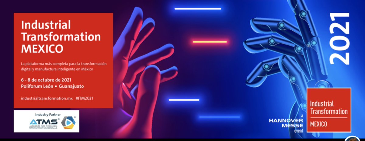 La Feria de Hannover es la feria industrial más grande del mundo. Se realiza en Hannover, Alemania.
Desde hace algunos años, León, México es sede de la HANNOVER MESSE en LATAM.  Estaré dando una charla sobre Inteligencia Artificial 🧑🏻‍🏫🔥 Registro 👉 industrialtransformation.ahmreg.net