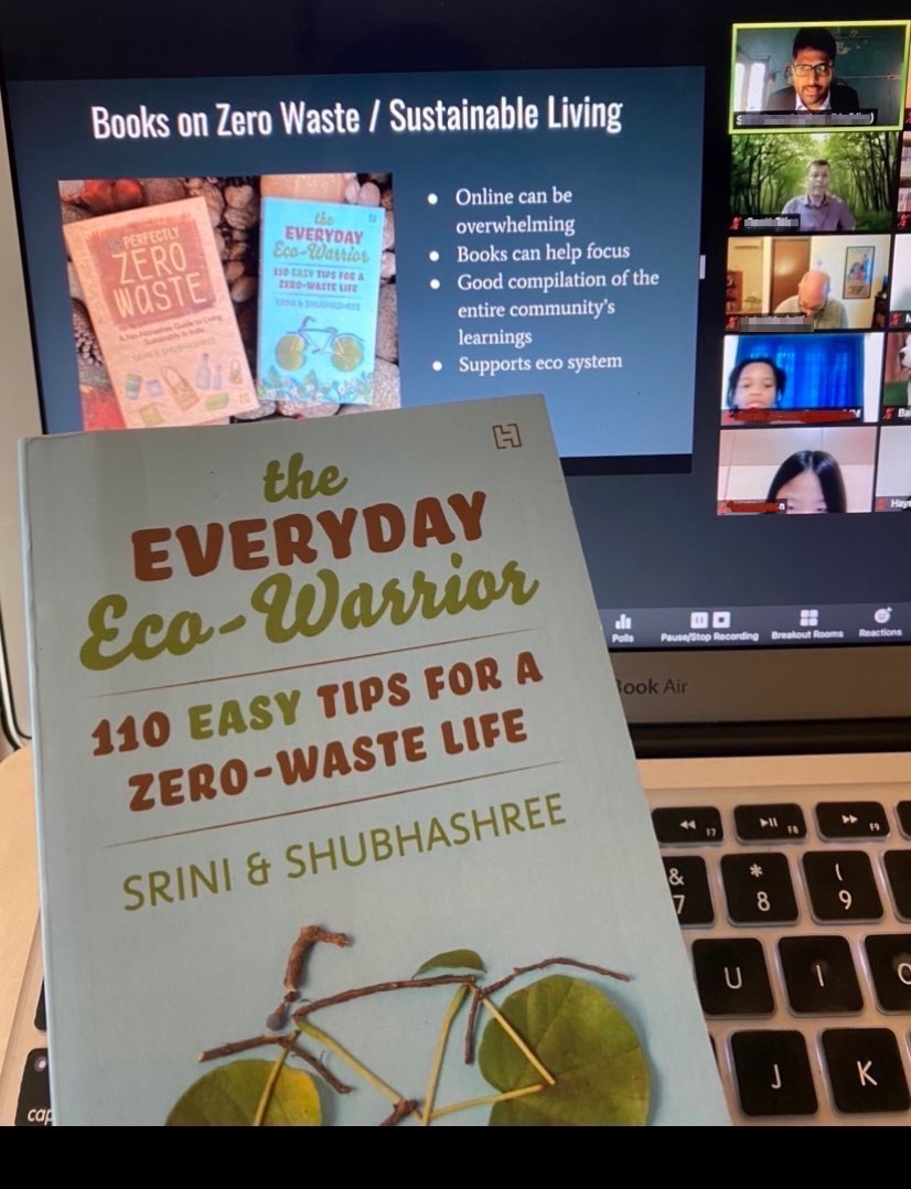 AISChennai's tweet image. Our Grade 4 learners were inspired by @srini091 —changemaker and co-author of The Everyday Eco-Warrior: 110 Easy Tips for a Zero-Waste Life—to take action and make a difference in their communities. 
#AISChennai #AISCGrade4 #AISCVirtual #AISCElementary #AISCSocialStudies