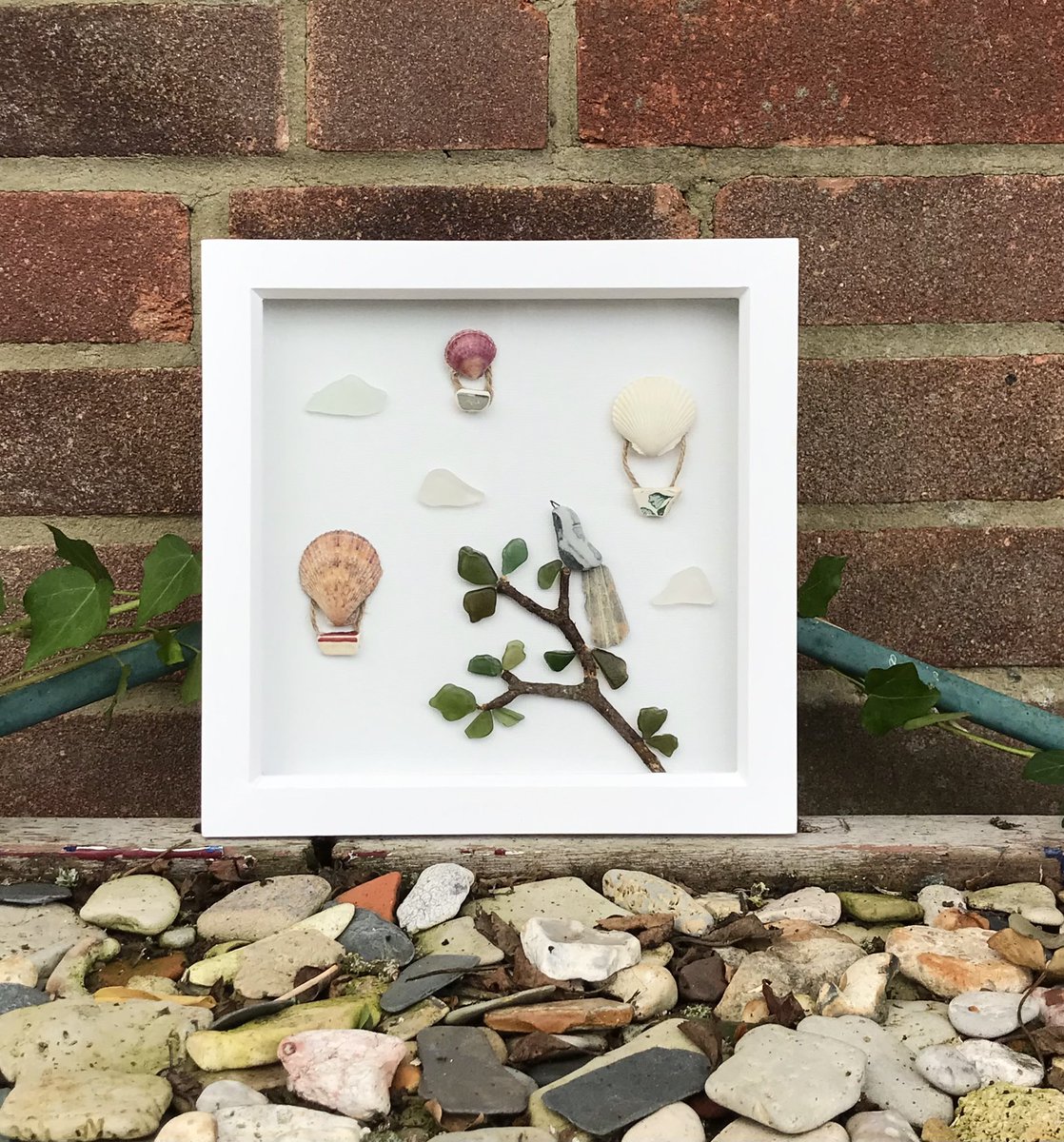 I thought I’d share this new #artwork here as Facebook and Insta don’t seem to be working 😂 #seaglass #BalloonFiesta