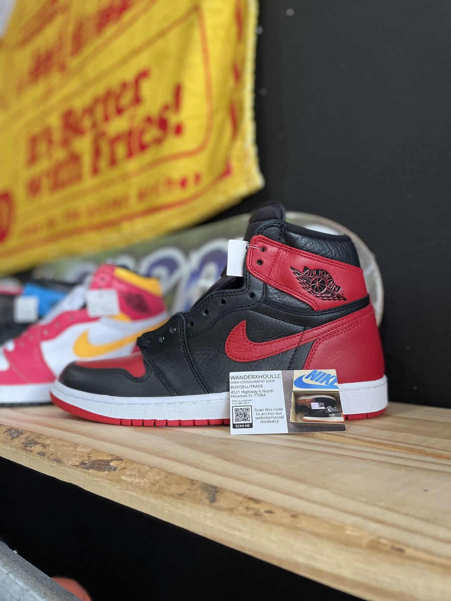 wanderxhou's tweet image. Jordan 1
Homage to Home
Size 10.5
Now available in store!
Dm or text 713-588-3927 for pricing!
We’re always accepting trades/size swaps!
Google maps
Wanderxhou