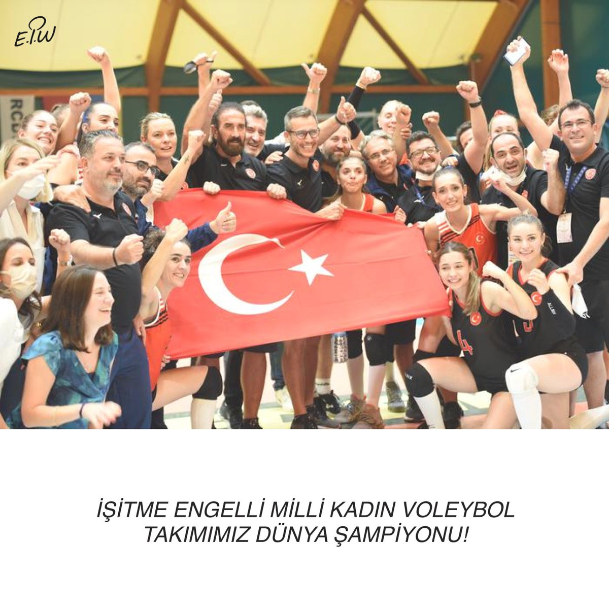 işitme engelli kadın milli voleybol takımımız dünya şampiyonu! Her alandaki eşitliğin ve güzel başarıların yanındayız. Tebrikler sultanlar! ❤️

#eiw #şampiyon #kadınistihdamı
