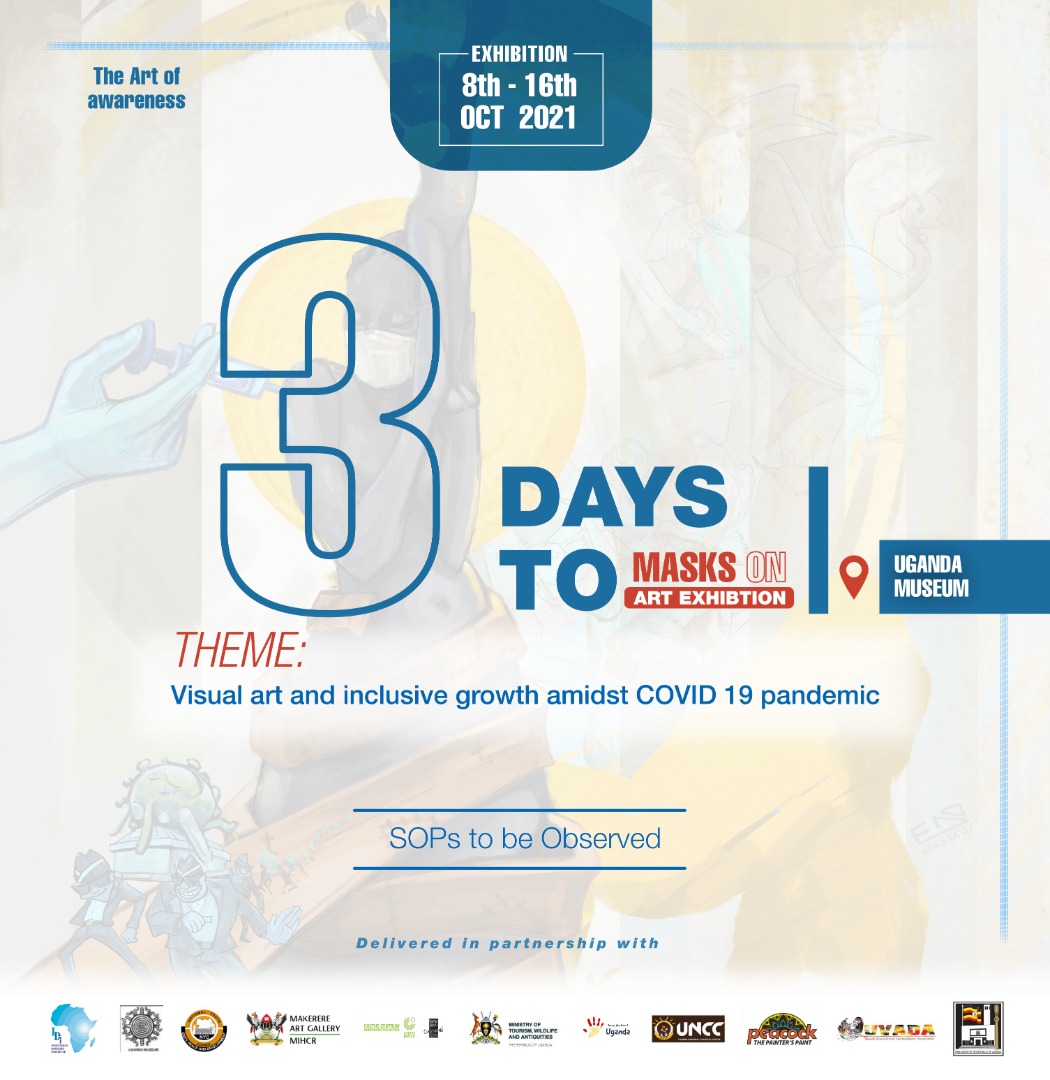 ArtistMM4's tweet image. The Art Of Awareness
Counting down, 3days are remaining for the Exhibition to start👇
 #THE_MASKS_ON_ART_EXHIBITION
THEME: Visual art and inclusive growth amidst COVID 19 Pandemic
You need to be there