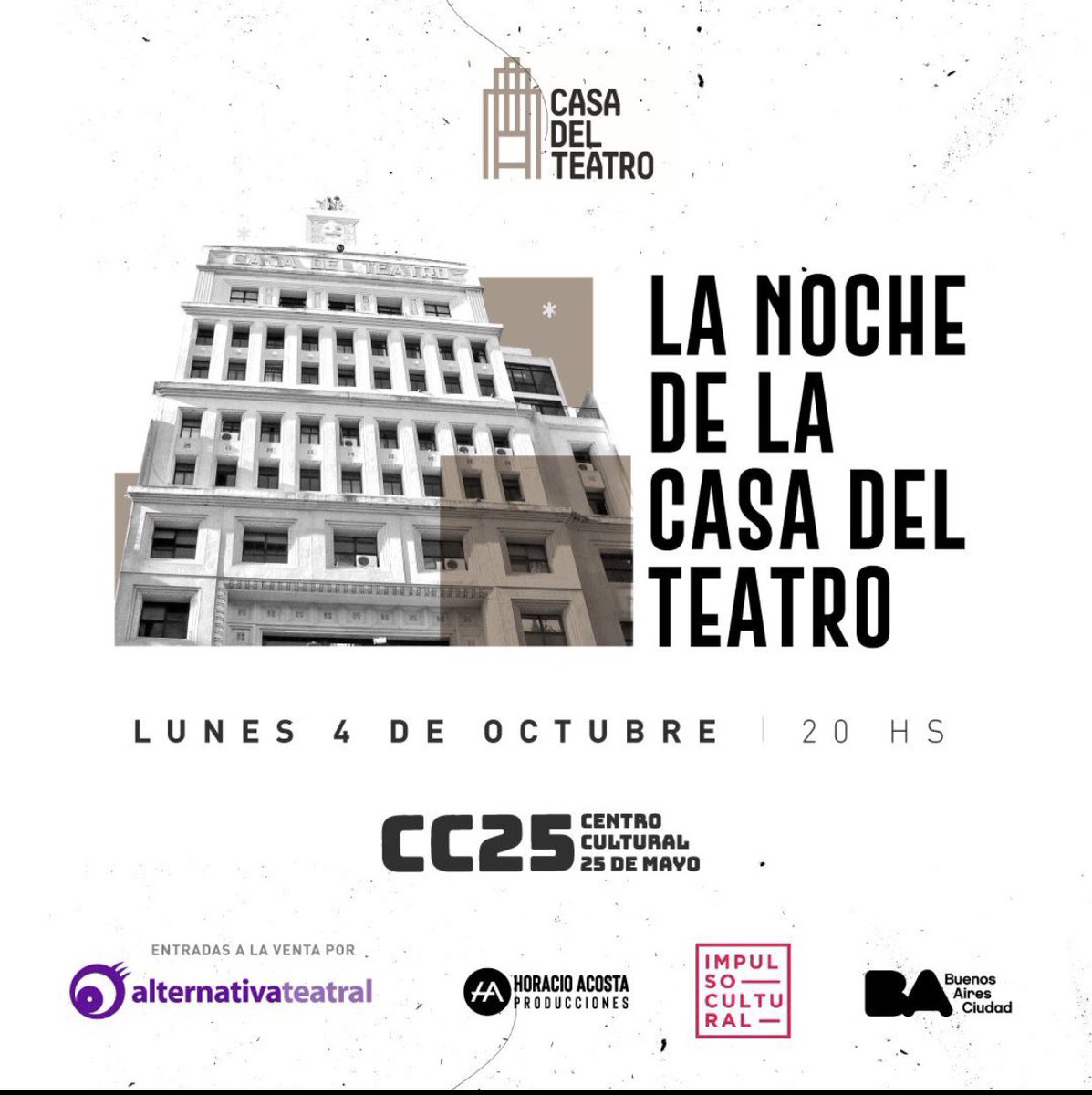 eugilrodriguez's tweet photo. Hoy, con el elenco de @hairargentinaok, nos sumamos al evento a beneficio de La Casa del Teatro en el 25 de Mayo. Pueden acompañarnos sacando sus entradas por Alternativa Teatral. https://t.co/0tExgAgUog