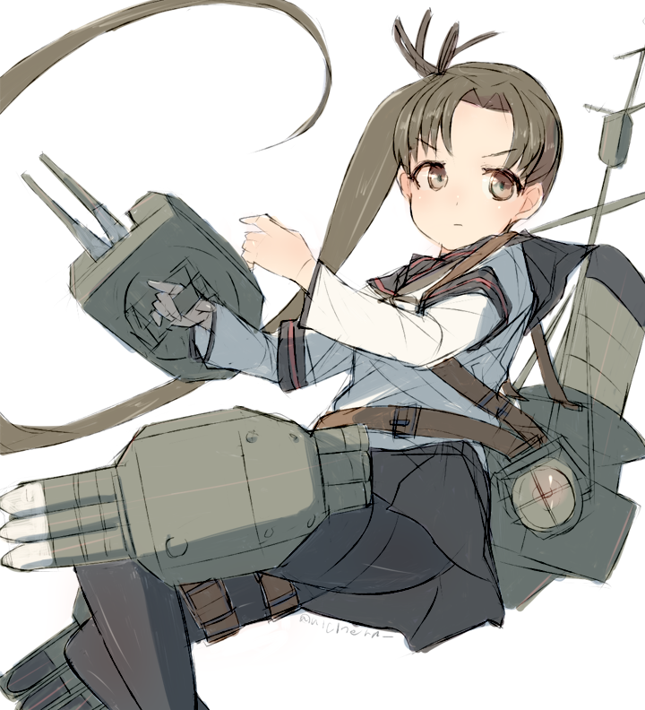綾波(艦これ) 「10/5は綾波の進水日ですね(再掲) 」|鳥アルケラのイラスト