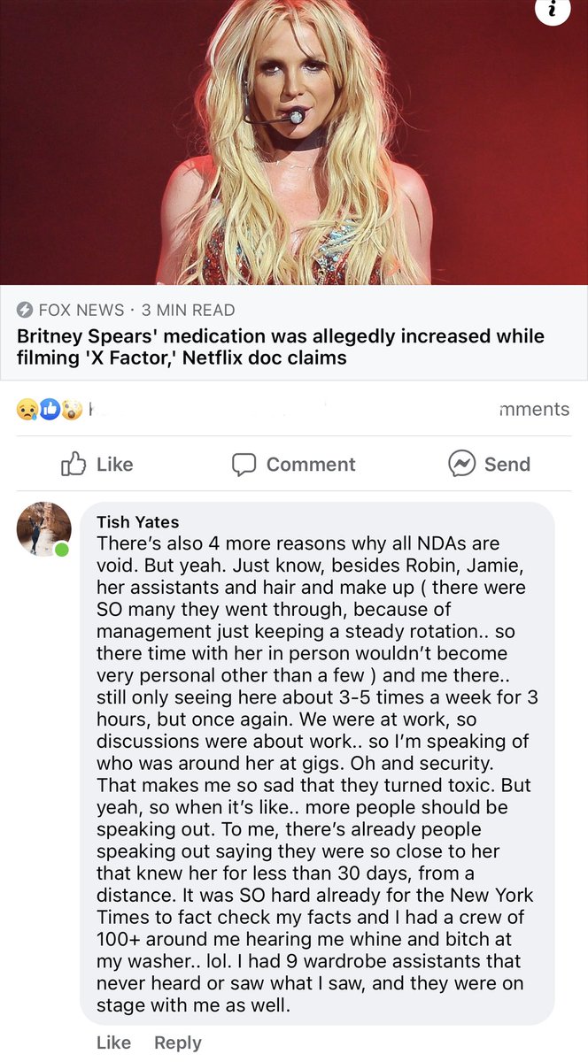 TouchofRoseProj's tweet photo. Tish Yates (Britney’s wardrobe assistant) featured on “Controlling Britney Spears” documentary by @nytimes @starksamantha @LizDDay explains our hard was to get close to Britney 🌹#FreedomForBritney #EndConservatorshipAbuse #TouchOfRoseProject https://t.co/BG6Tiw8AyU