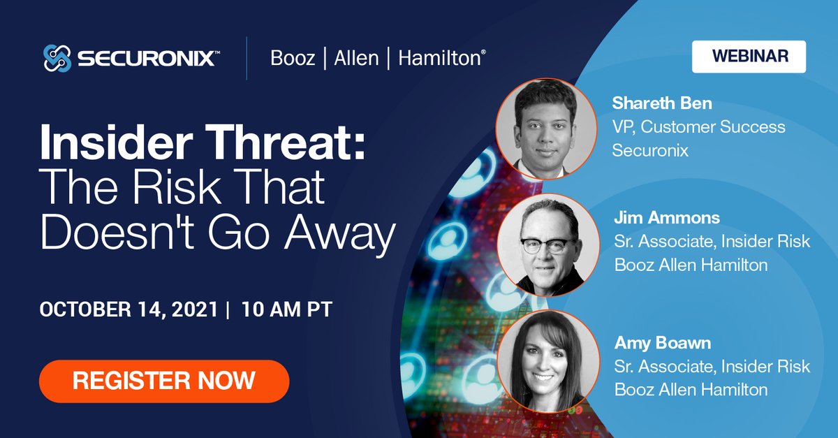 According to Forrester, 25% of breaches resulted from internal incidents, and almost half of those were categorized as malicious. In this #webinar, we will discuss how #InsiderThreats have changed and the new challenges they present. #CyberSecurity sc.securonix.com/u/m7whbO