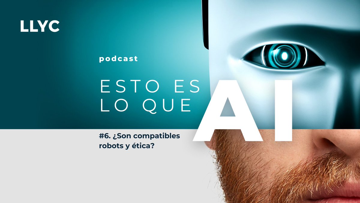 Nuevo episodio de #EstoEsLoQueAI 
Hablamos de #ética e #IA. ¿Puede la IA comportarse con ética? ¿Se puede programar la ética? ¿Estamos dispuestos a dejar espacio a los robots en cuestiones que plantean dilemas éticos?
 #podcast ow.ly/ggNx102ZzUC