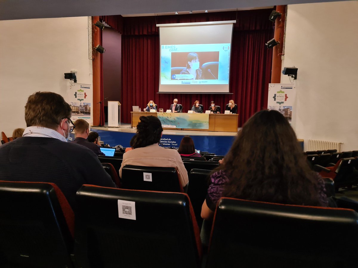 jarrod_ormiston's tweet photo. Wonderful to be back in-person with the @emesnetwork research community @unizar in Teruel. Great opening plenary insights from @AnnBranchEU on how to strengthen the policy-research nexus in #SocEnt https://t.co/2iy15Su4Ns