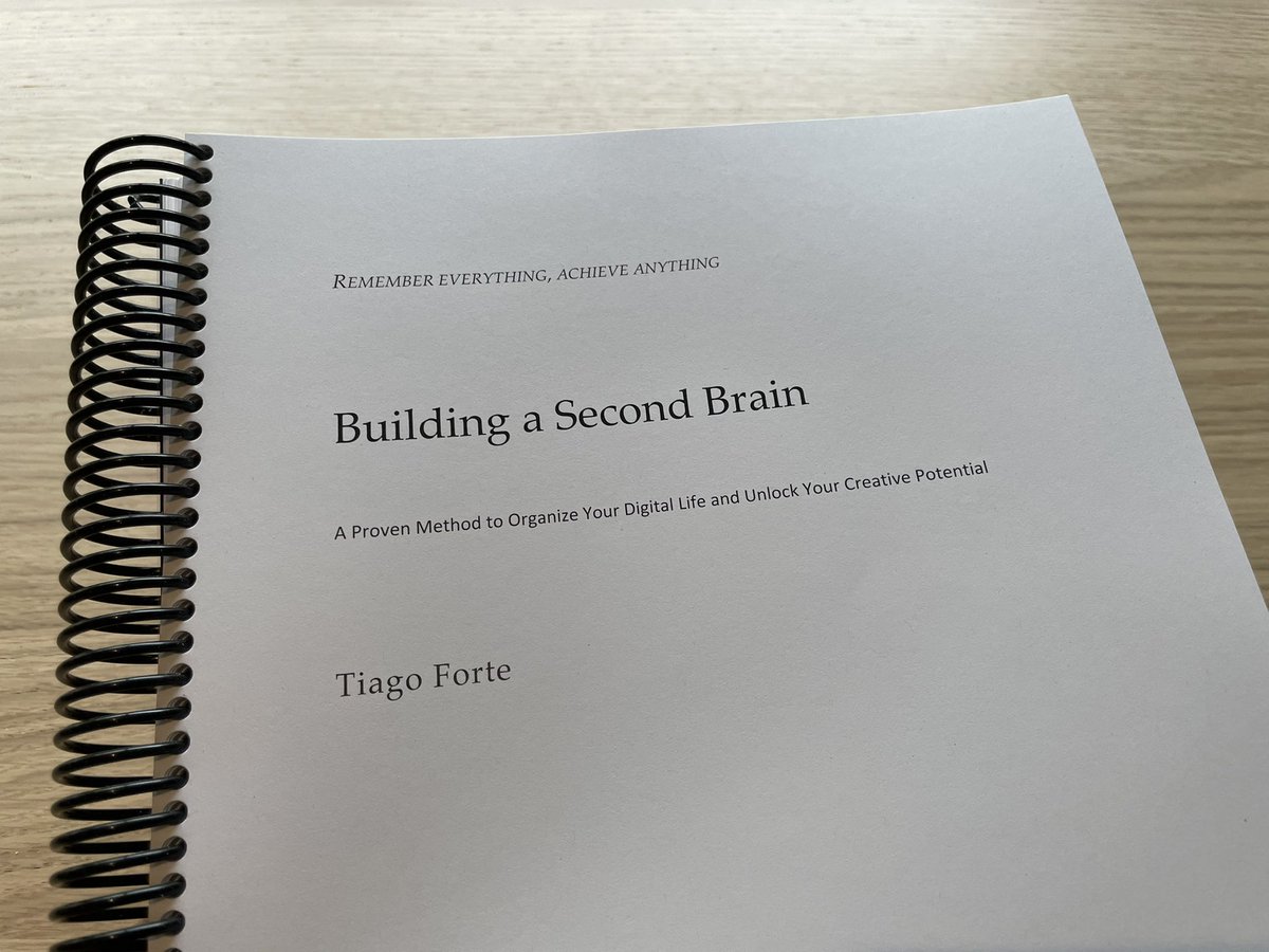It’s alive!!! 300 pages with my advice on digital notetaking. Coming to bookstores in 9 months