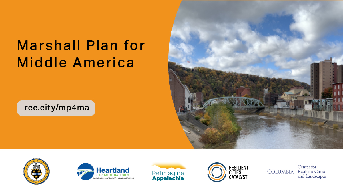 Pittsburgh's tweet photo. #MP4MA maps out a vision for an equitable economic recovery in Middle America + laying the foundation for a robust renewable energy sector.

It is spearheaded by the Mayor &amp; 9 key cities across the region: https://t.co/cEnfWokkgo https://t.co/zeQpORFEeY