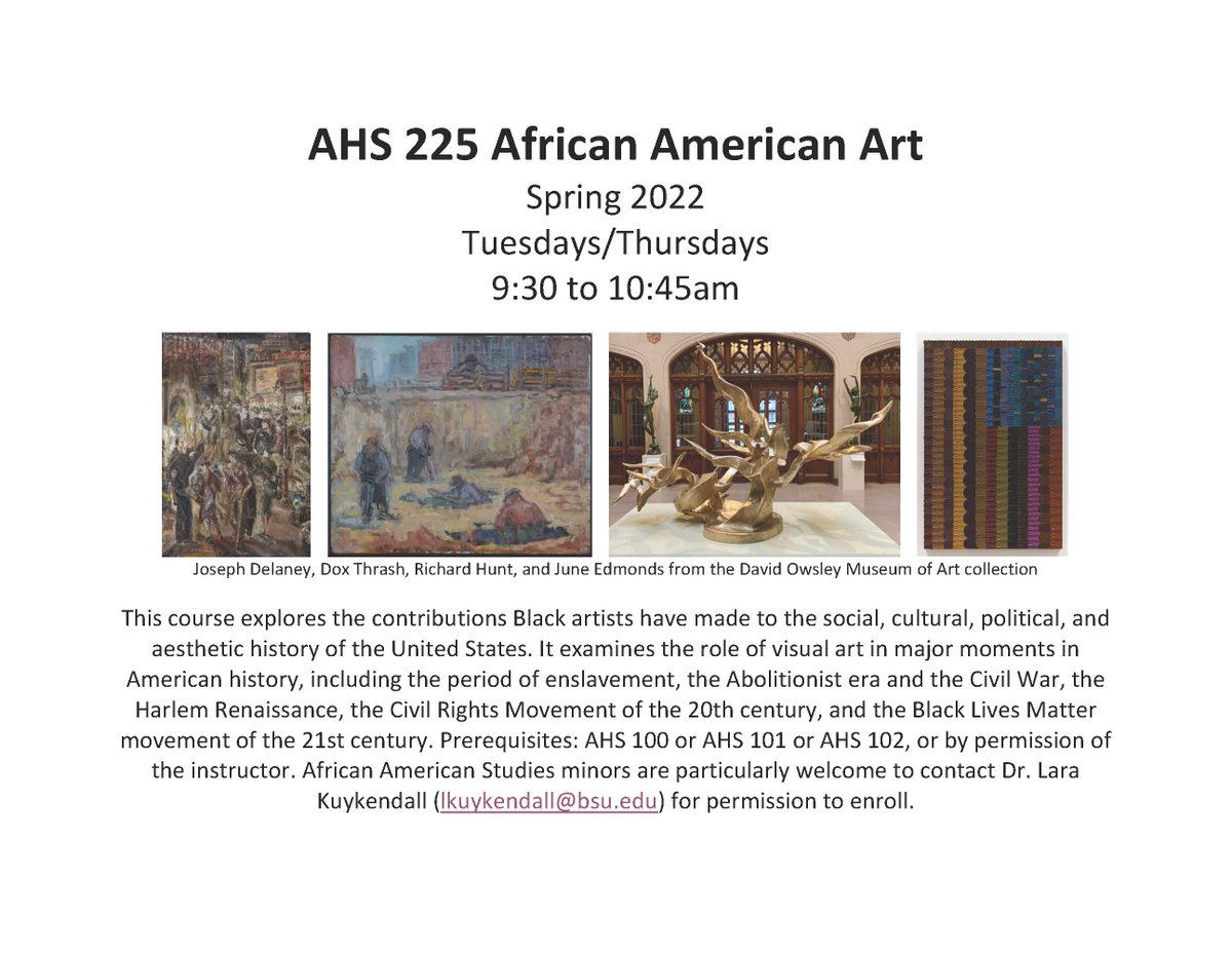 BSU_AFAMstudies's tweet image. Ball State Students: Check out this terrific new course! @BSU_Spectrum @BallStateLSU @BallStateASU @ballstatehonors @ballstate__bsa @bsuenglish
