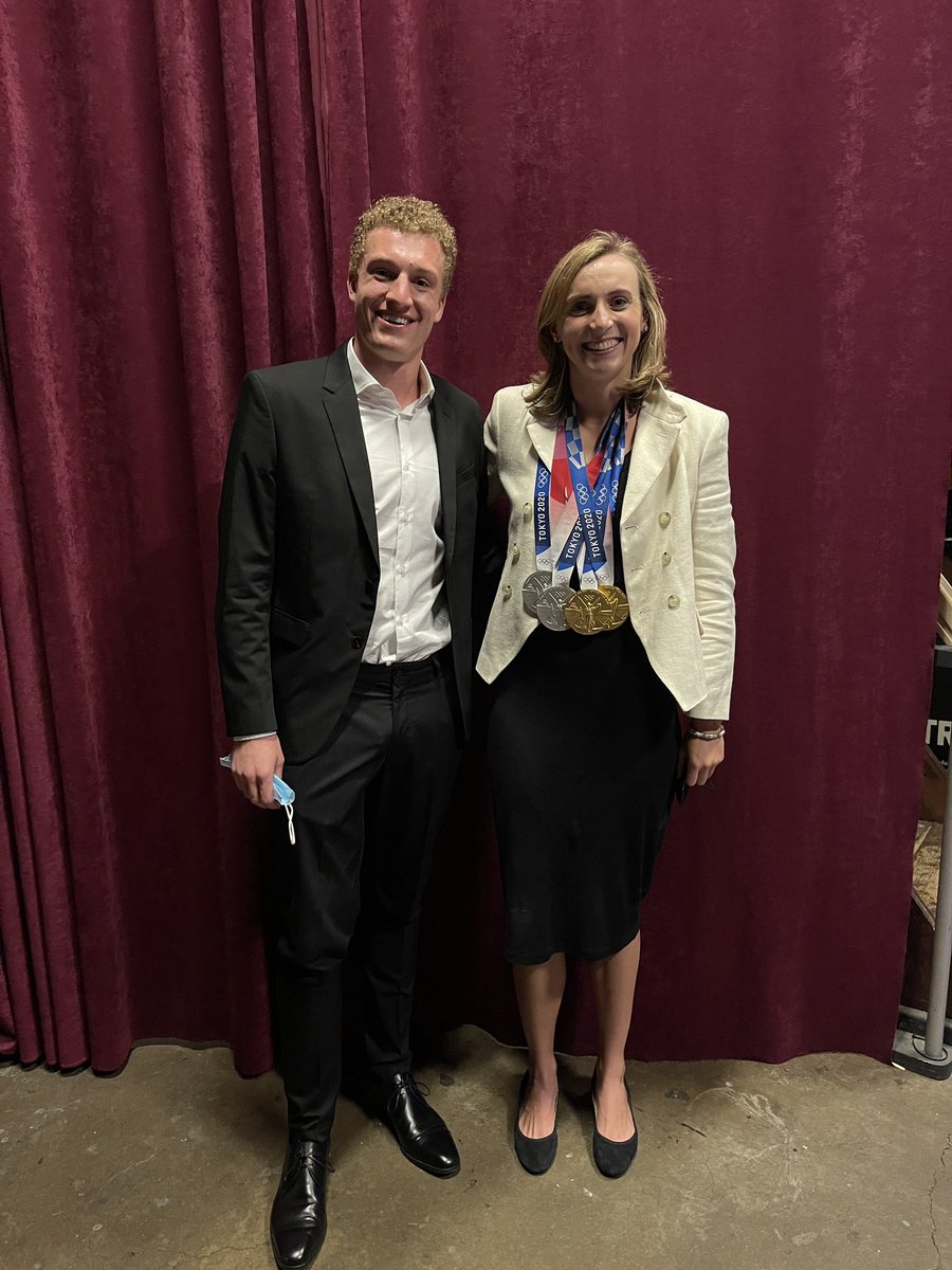 Thank you very much to <a href="/GWPB/">GW Program Board</a> for the incredible opportunity to sit down onstage with <a href="/katieledecky/">Katie Ledecky</a> for a conversation reflecting on the Tokyo games, success and life outside the pool  - a fantastic insight into the life of one of the greatest athletes of all time.