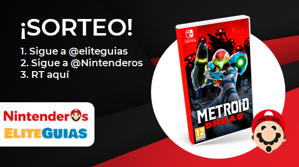 ¡Sorteamos una cuarta copia de Metroid Dread para Nintendo Switch!

1⃣ Sigue a <a href="/eliteguias/">Eliteguias</a> 
2⃣ Síguenos (<a href="/Nintenderos/">Nintenderos</a>) 
3⃣ RT aquí 

¡Suerte! - nintenderos.com/2021/10/sortea…