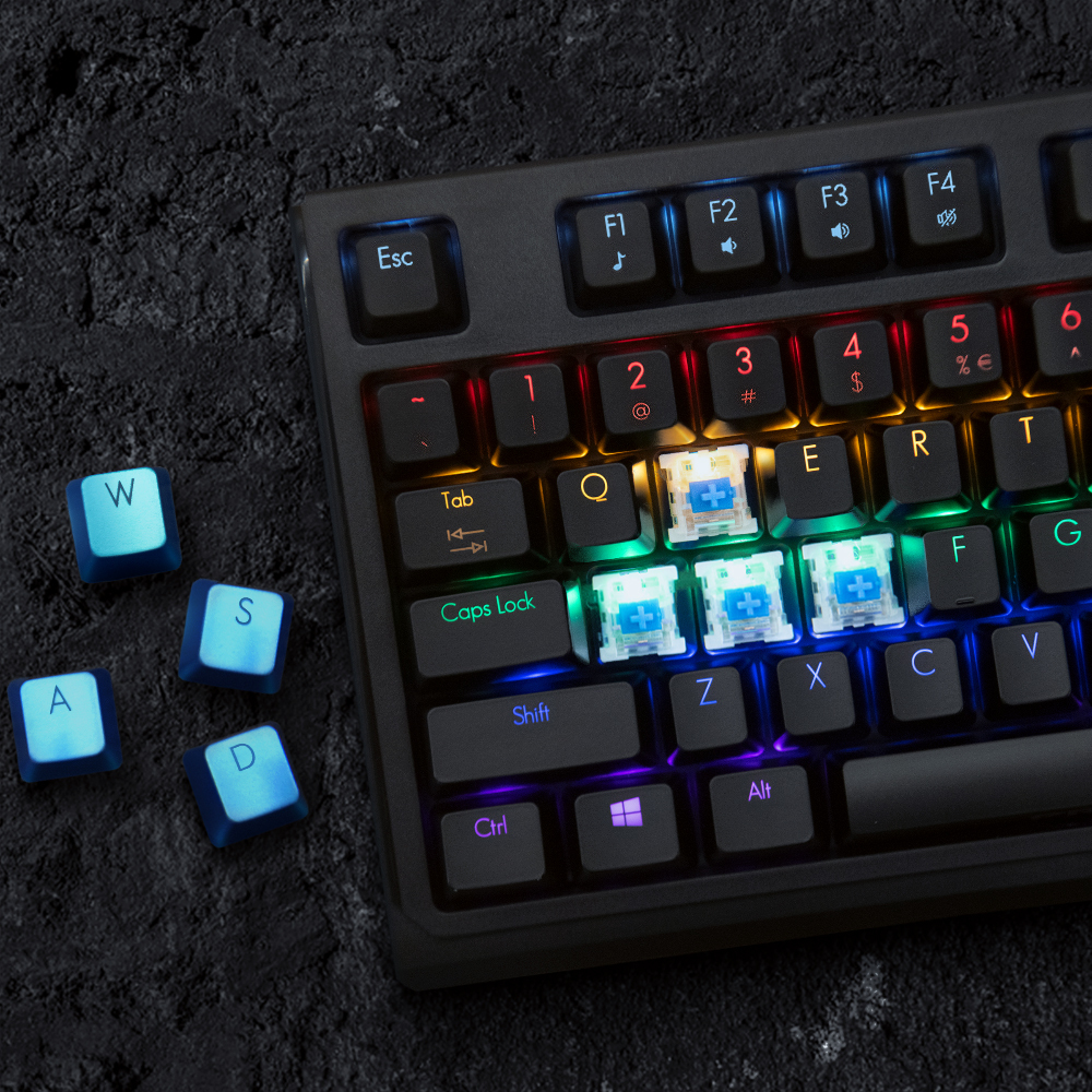 Your fate is in your hands with the sumptuous sound and decadent power of the #Aethon301 TKL’s Gateron Blue Switches.