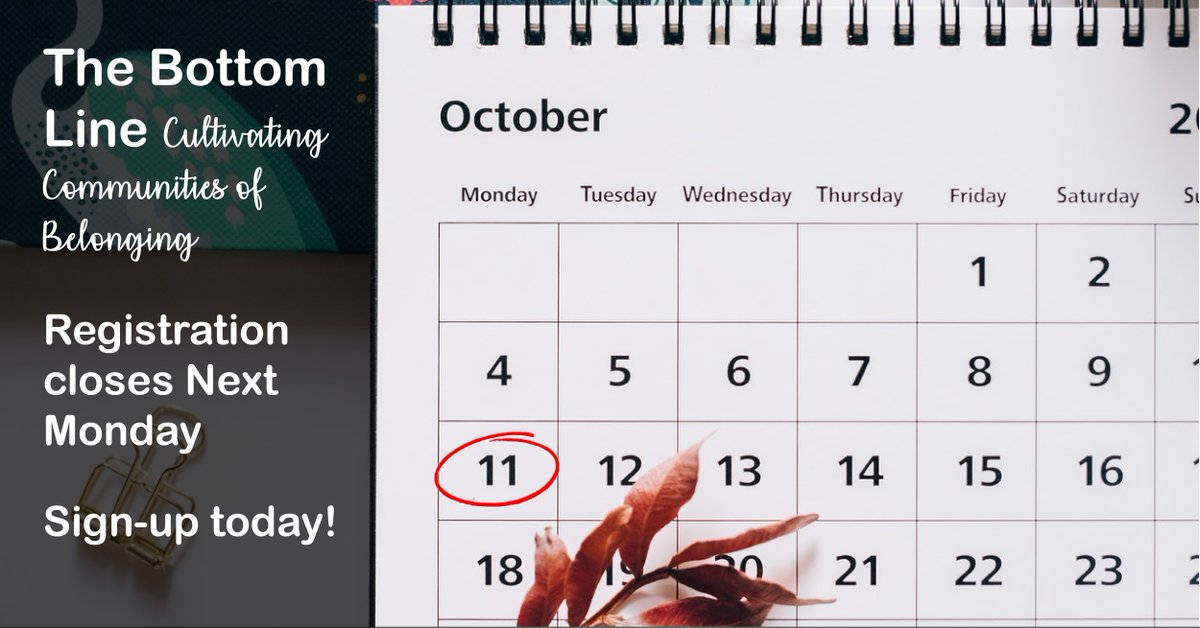 NCAIS (@ncais) on Twitter photo Attention school leaders - Mark your calendars! Next Monday, the next session of the NCAIS + <a href="/CarneySandoe/">Carney Sandoe</a> #DEI course - The Bottom Line: Cultivating Communities of Belonging - starts! Learn more today, before registration closes 10/11 ow.ly/9S8450GltV2 Attention school leaders - Mark your calendars! Next Monday, the next session of the NCAIS + <a href="/CarneySandoe/">Carney Sandoe</a> #DEI course - The Bottom Line: Cultivating Communities of Belonging - starts! Learn more today, before registration closes 10/11 ow.ly/9S8450GltV2