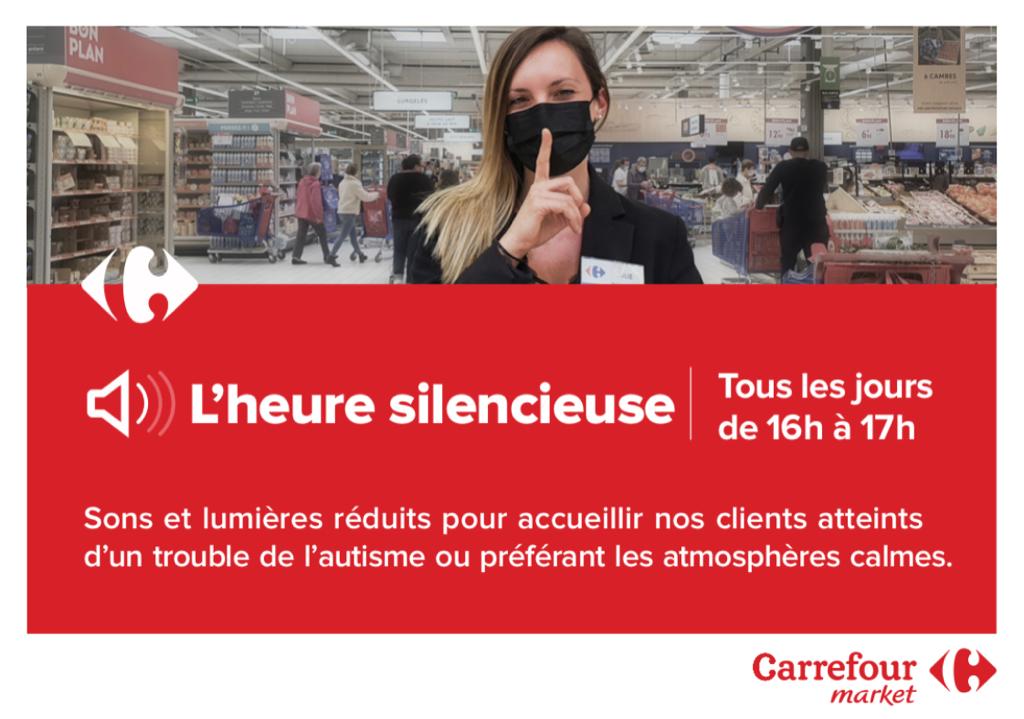 WeMorgane's tweet image. Silence, ça s’apaise !

Dorénavant, les heures silencieuses, c’est tous les jours de 16h à 17h dans nos markets et hypers.

Parce que notre rôle est d'accompagner tous nos Clients, notamment ceux qui ont besoin de calme pour faire leurs courses.