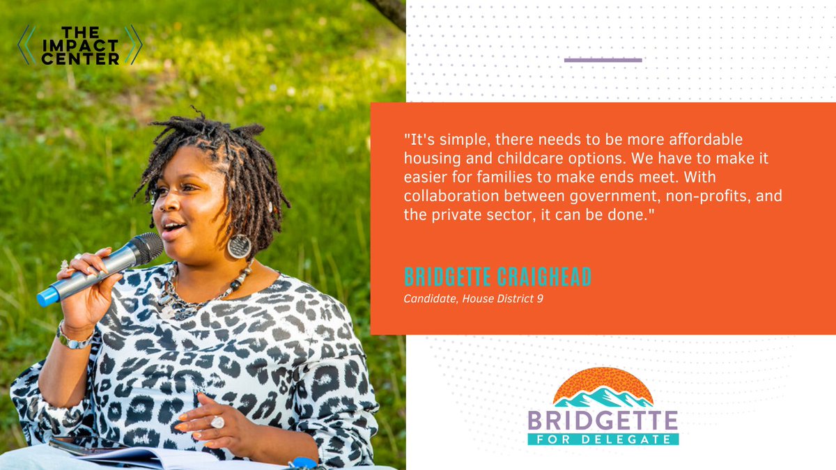 ImpactCenterVA's tweet photo. Affordable housing and childcare are essential for all Virginia families, but many continue to struggle. Once in Richmond, @iamqueencheetah will make access to affordable housing and childcare two of her main priorities.
Hop on the #BridgetteBus ➡️ https://t.co/i1XVi61ddA https://t.co/EJurhANXNV