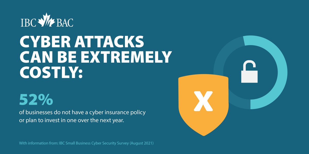 A cyber attack can be extremely costly, or even damaging, for a business. Take the time to ensure your organization is taking the proper steps to help mitigate cyber risks. Talk to your insurance rep. about the coverage you need. #CyberSecurity #CSAM