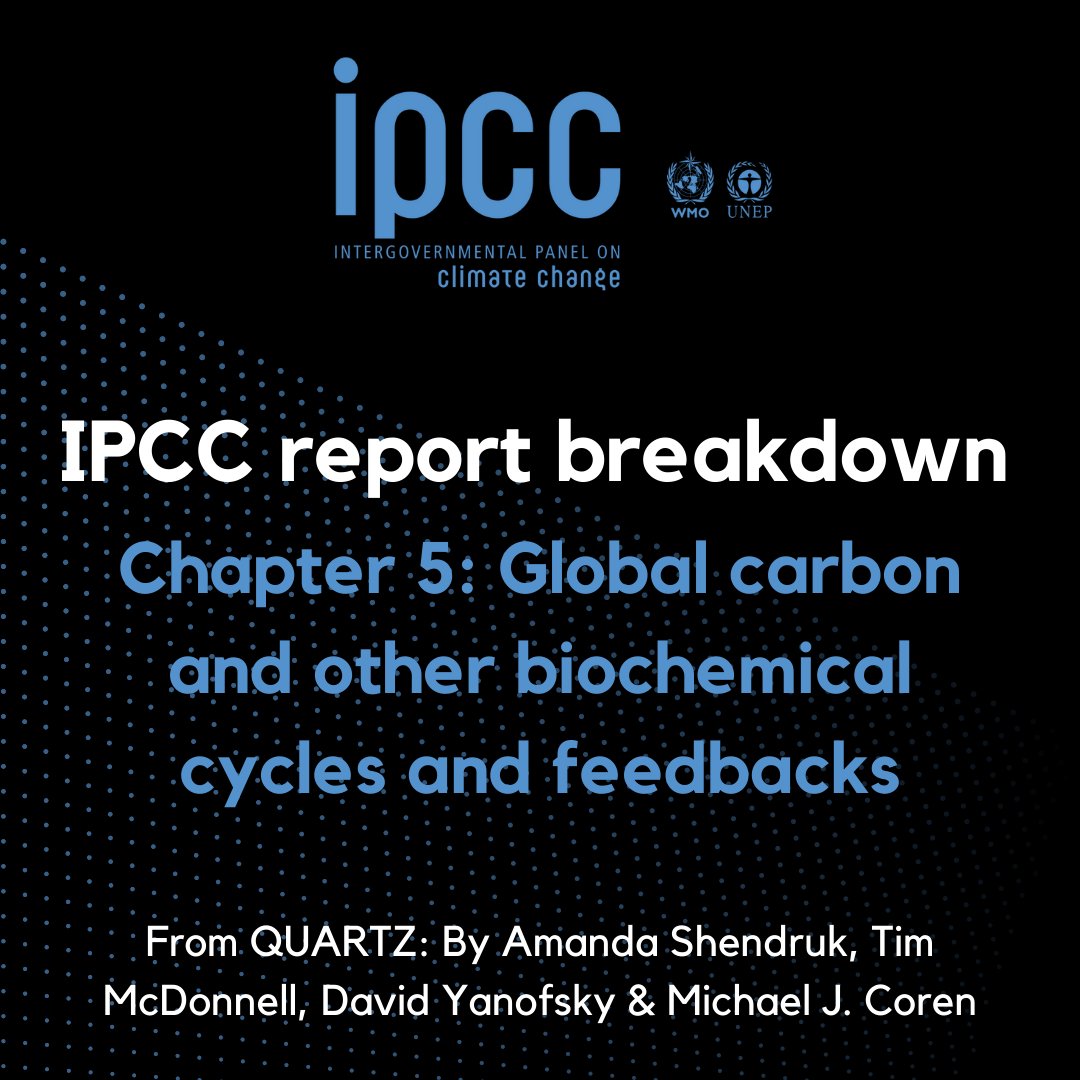 umt_ccs's tweet photo. The Intergovernmental Panel on Climate Change released its 6th Assessment Report in August of 2021. Journalists Amanda Shendruk, Tim McDonnell, David Yanofsky &amp; Michael J. Coren read the whole 4,000+ page report and summarized it. Here are their main takeaways for Chapter 5 https://t.co/o9bVZadP5G