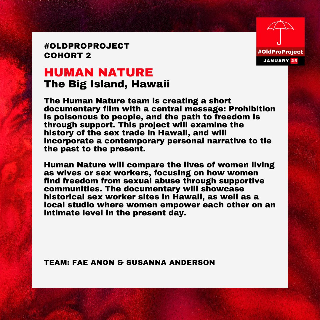 oldprosonline's tweet photo. #OldProProject Highlight: Human Nature
Learn more about this project and the amazing team bringing it to life:
https://t.co/ImC13alZTA https://t.co/IXrcZboAY0