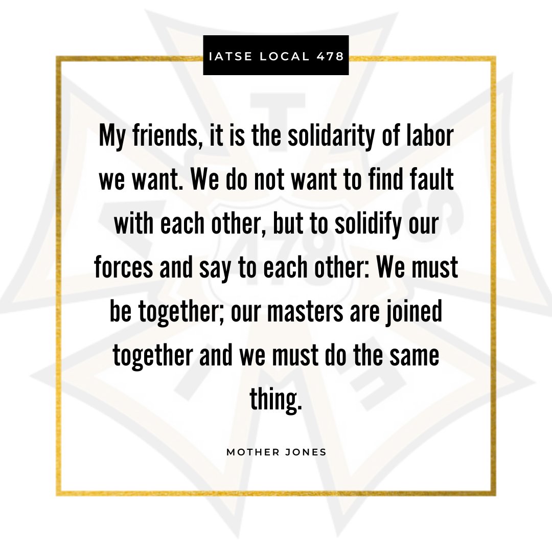 IATSE478's tweet photo. #SolidarityOfLabor #SolidifyOurForces #IAsolidarity #Giveusarest #IATSE #IATSE478 #InSolidarity #reasonablerest #liveablewages #sustainablebenefits #safeworkplace #voteyes #strikevoteauthorization #televisionandfilm #union #unionstrong https://t.co/mJtUE3iJD4