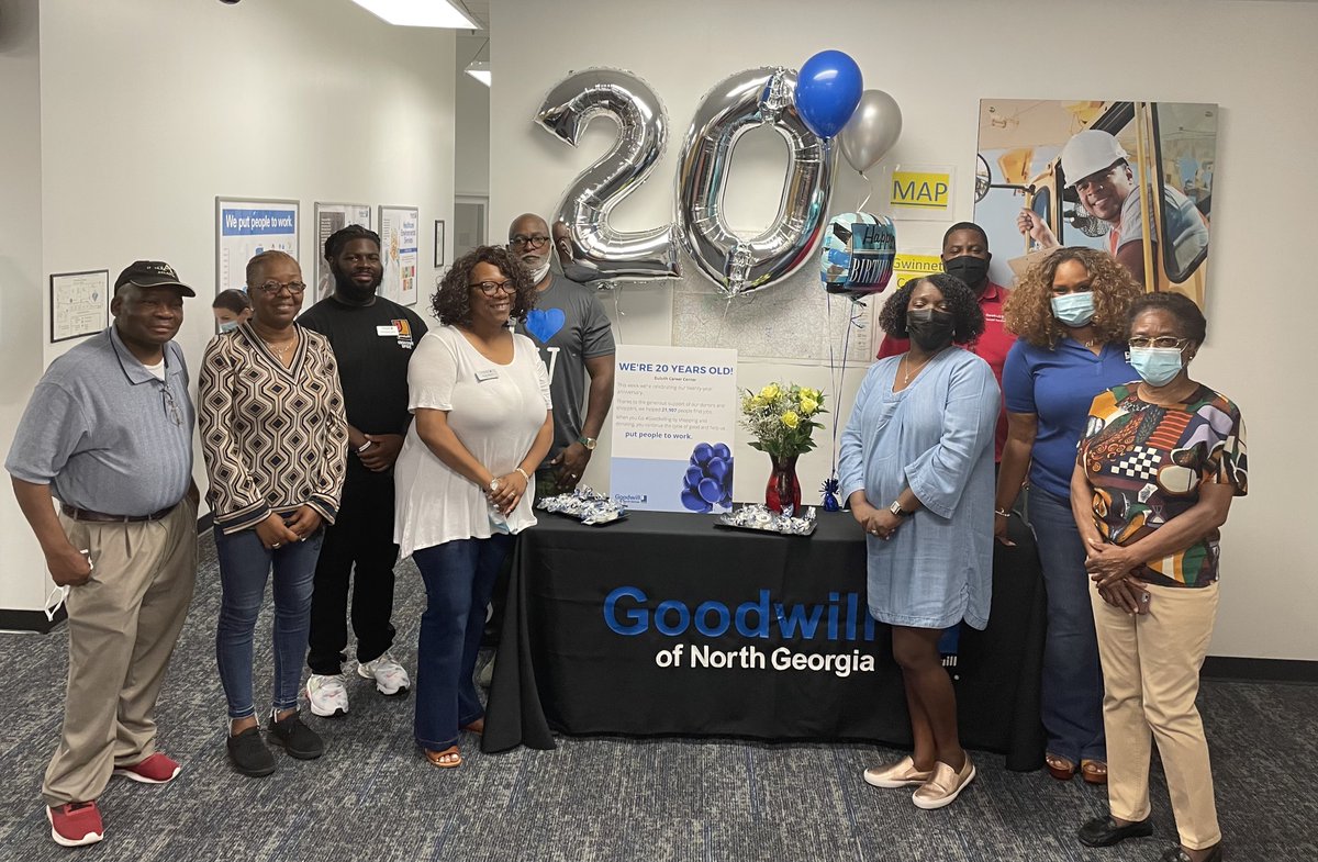 GoodwillNG's tweet photo. Join us in celebrating the 20th anniversary of our Duluth Career Center. In that time, we put 21,907 people to work! 

Thank you to our staff for your dedication to our mission and to shoppers and donors for funding our job training services. #GoodwillNG #WorkforceDevelopment https://t.co/tQzQs0u2V4