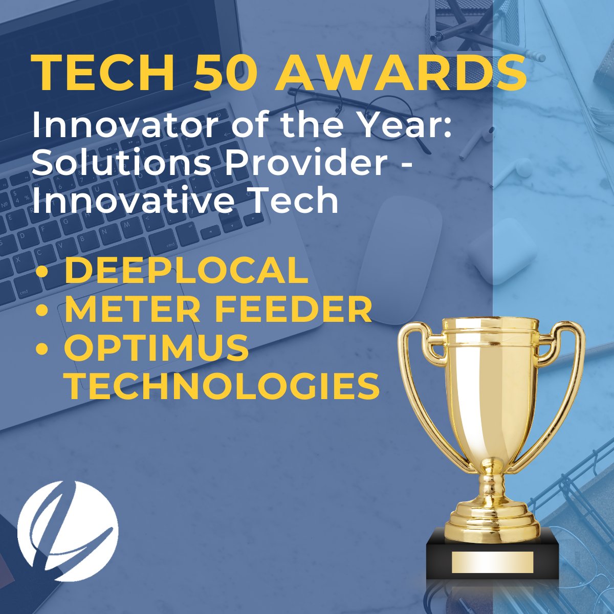 Innovation Works (@iwpgh) on Twitter photo Congratulations to the nominees of the Pittsburgh Technology Council's Tech 50 Awards. IW would like to recognize our #IWPortfolio finalists <a href="/deeplocal/">Deeplocal</a> , <a href="/MeterFeeder/">MeterFeeder</a> and <a href="/OptimusTechnol3/">Optimus Technologies Equipements</a> in the Innovator of the Year: Solutions Provider - Innovative Tech.
Congrats to all! Congratulations to the nominees of the Pittsburgh Technology Council's Tech 50 Awards. IW would like to recognize our #IWPortfolio finalists <a href="/deeplocal/">Deeplocal</a> , <a href="/MeterFeeder/">MeterFeeder</a> and <a href="/OptimusTechnol3/">Optimus Technologies Equipements</a> in the Innovator of the Year: Solutions Provider - Innovative Tech.
Congrats to all!