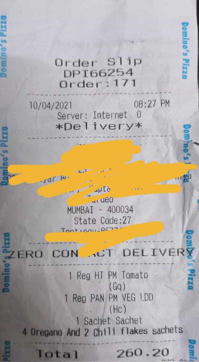 gopalvs07's tweet photo. 1st time decided not to order from @pizzahut &amp; tried @dominos disappointed how can deliver with rotten vegetables, smells very bad. you made first experience worst experience @dominos 
Dominos Mumbai - 400 034 https://t.co/ccEKIwzaFQ