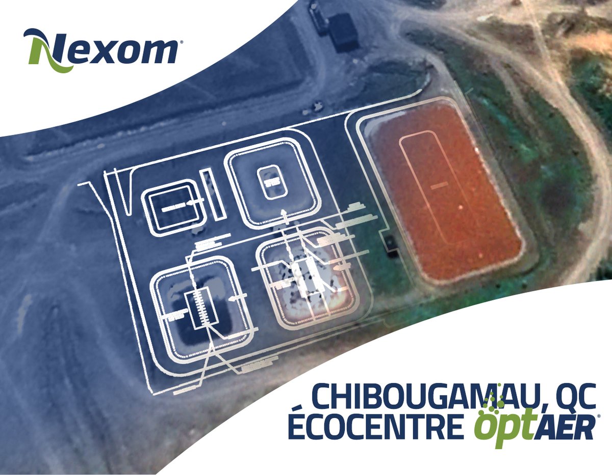 nexomwastewater's tweet photo. On this #NewProjectMonday, we go to the Chibougamau, QC Écocentre, which is being upgraded with #optAER float-sink aeration thanks to GC Groupe Deric and our Québec rep H2Flow! https://t.co/MWwMHYk70g