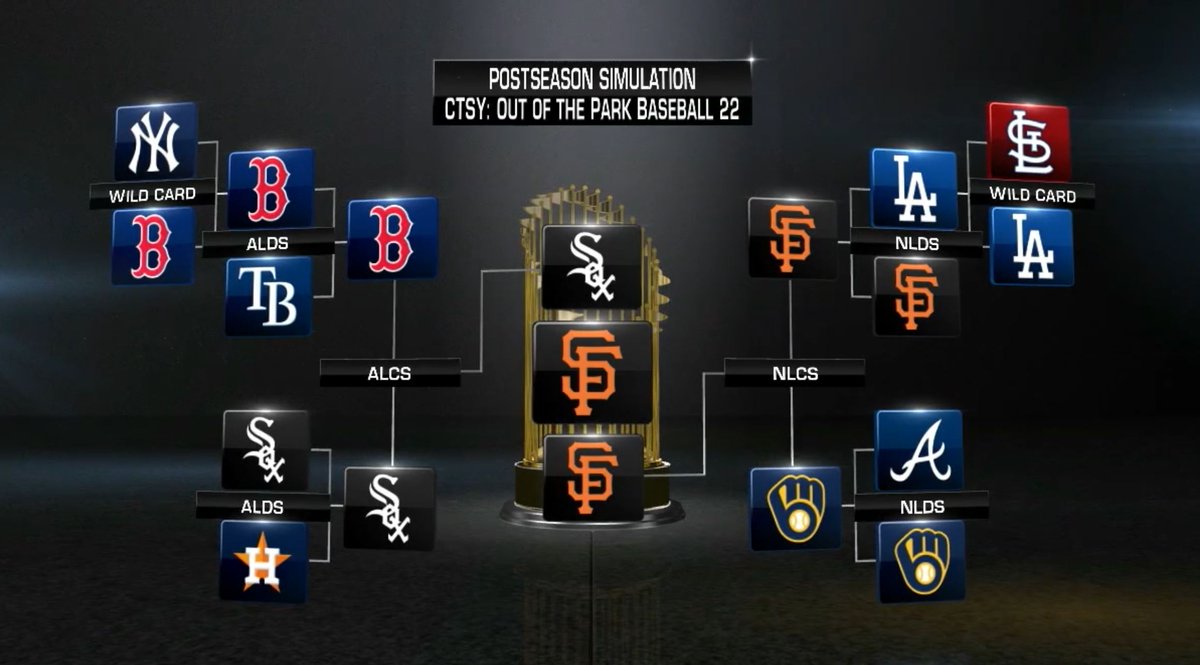 Out of the Park Baseball on X: Here it is! Our official 2021 @MLB # POSTSEASON predictions, unveiled last night LIVE on @MLBNetwork for the  fifth consecutive year. Will this year make 4
