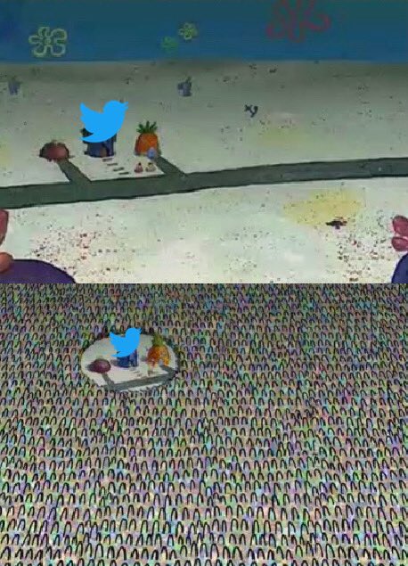 despertadoroax's tweet photo. Twitter en estos momentos ante la caída de #WhatsApp #Facebook e #instagram https://t.co/U3EIUxhti5