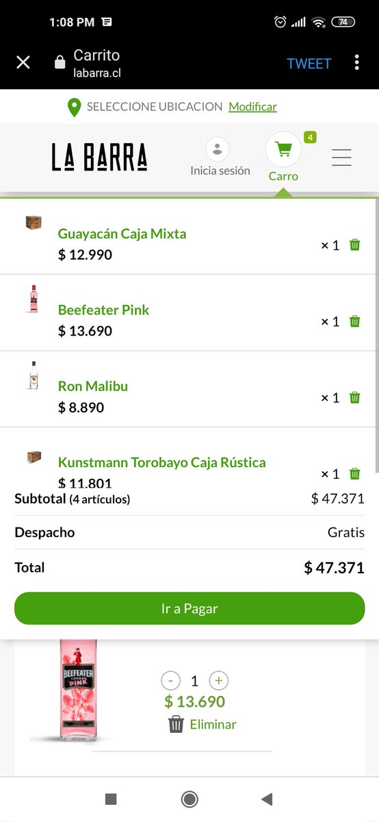 mflooz's tweet photo. @DescuentosRata Estamos a 4 y ya no me queda niuno así que ojalá me llegue algo #LaBarraSeRaja #CarroGratiConLaBarra #CyberRata https://t.co/8Vfgrn3uf1