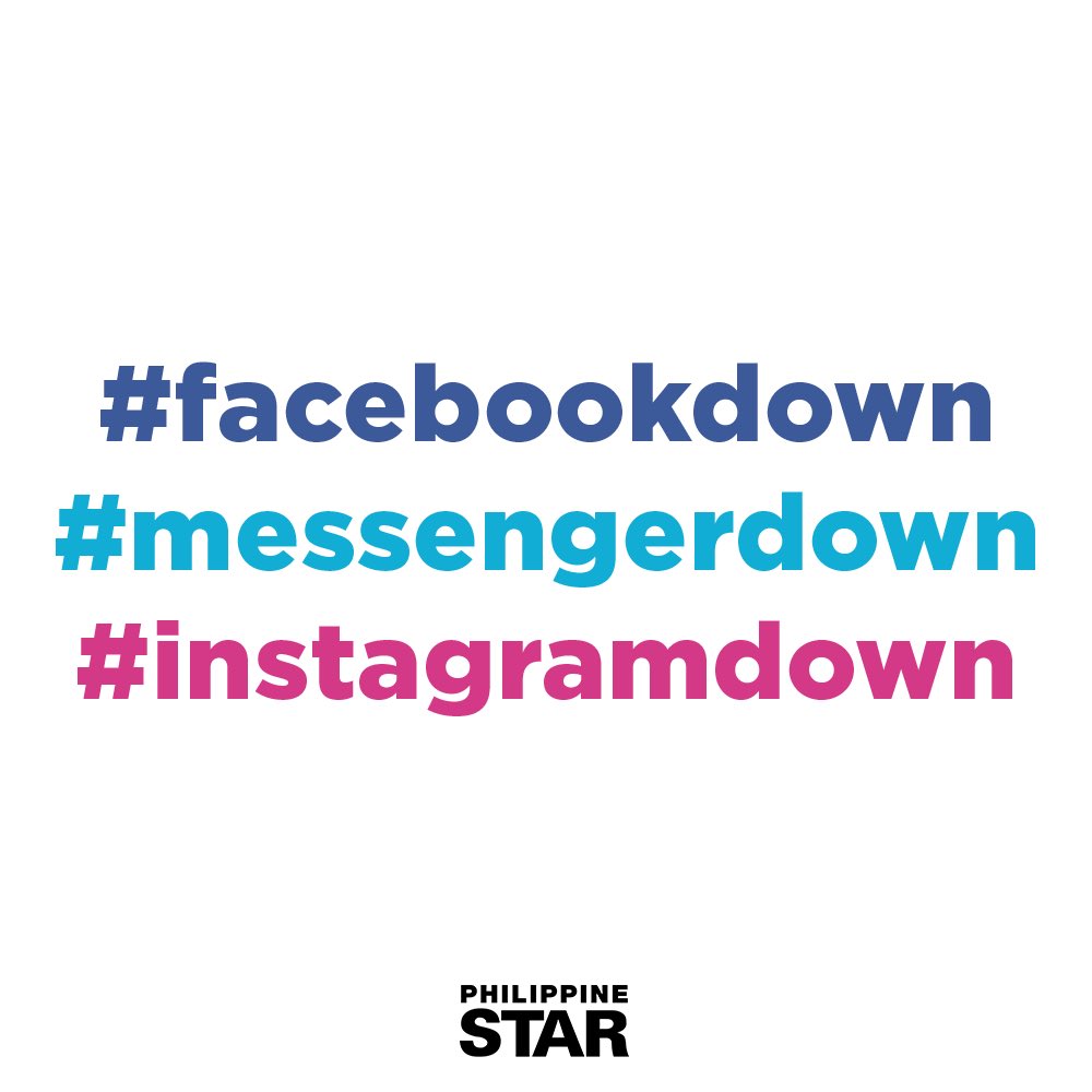#facebookdown
#messengerdown
#instagramdown