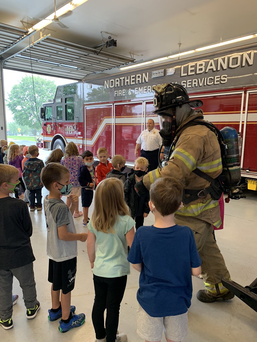 AM kindergarten had a blast at the fire station this morning! <a href="/JonestownElem/">Jonestown Elementary</a>