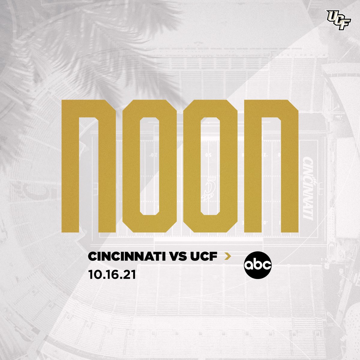 UCF_Football's tweet photo. Big 12pm kickoff at Cincy βοΈ https://t.co/LaqzQ4E0b8