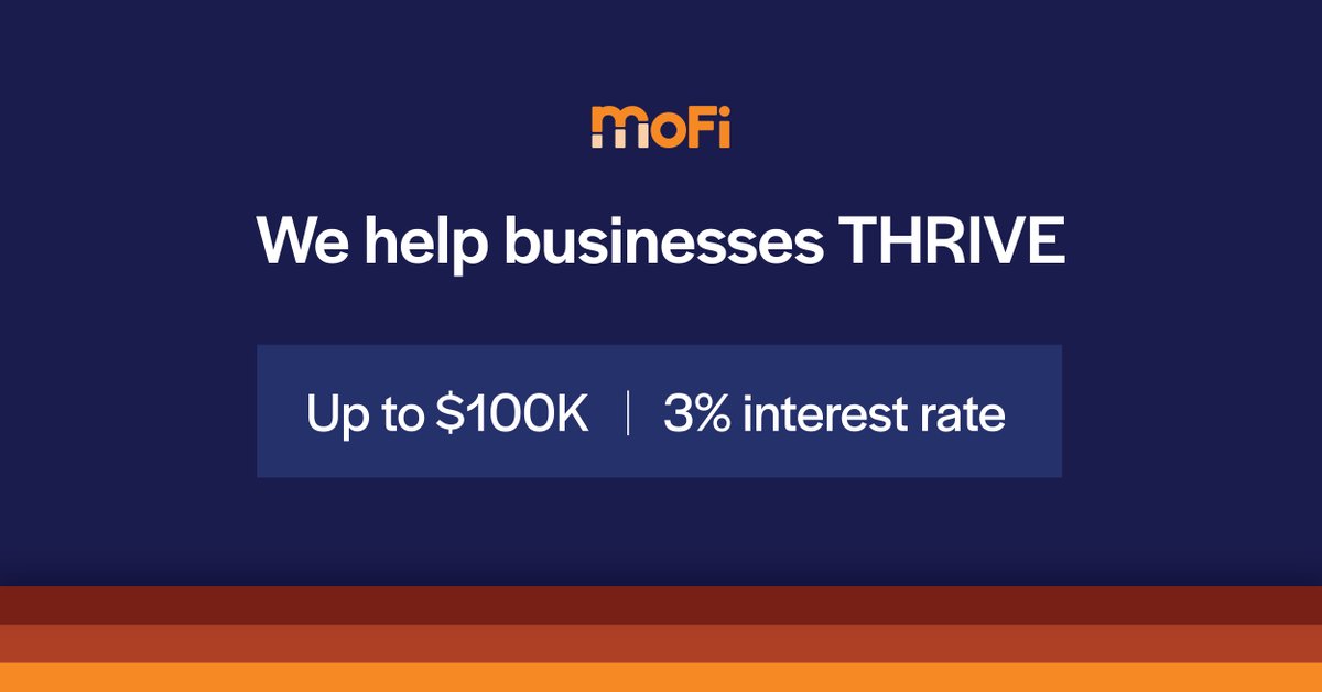 MoFi strives to set businesses up for success. Learn more about our low interest Thrive business loans at mofi.org/business-loans #smallbusiness #entrepreneur #businessowner #growingbusiness #locallender #montana #idaho #washington #oregon #wyoming #utah